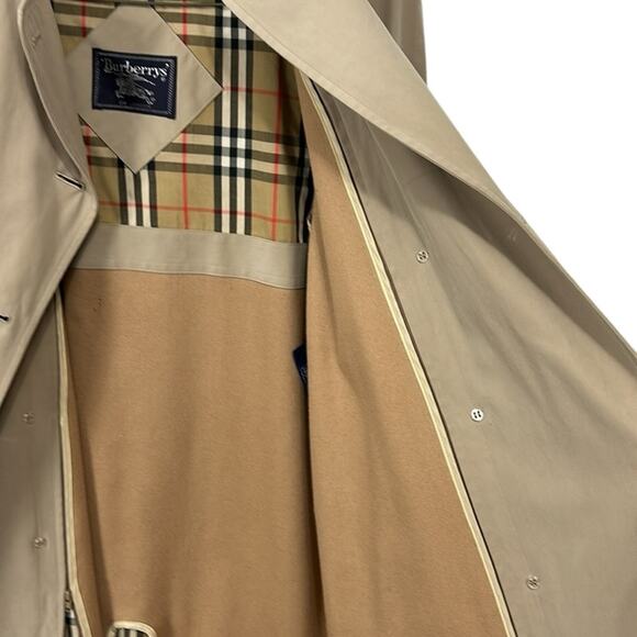 Burberry Long Waterloo Heritage Trench Coat size 12 petite - Picture 11 of 14